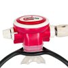 Scuba Choice Silicone Regulator Necklace Black Rubber-6