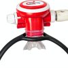 Scuba Choice Silicone Regulator Necklace Black Rubber-9