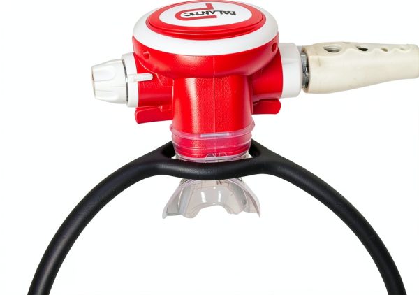 Scuba Choice Silicone Regulator Necklace Black Rubber-9