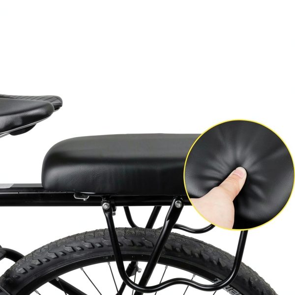 TOPCABIN Black Bicycle Saddle Foam Gel Pad-1