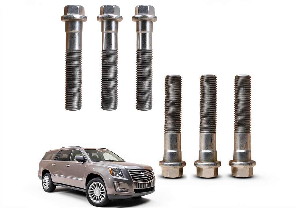 Installing AZ-HAPPYMALL wheel hub bolt on a Chevrolet truck