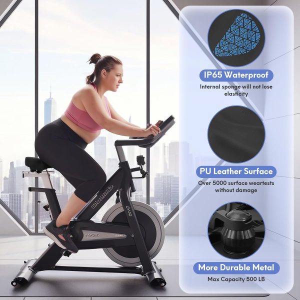 Soarify Bike Seat BLACK BLUE Ergonomic Comfortable-7