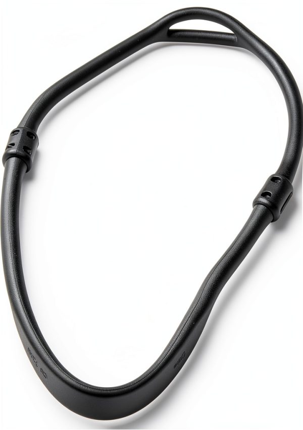 Scuba Choice Silicone Regulator Necklace Black Rubber-3