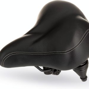 Bikeroo Extra Wide Bike Seat Faux Leather-0