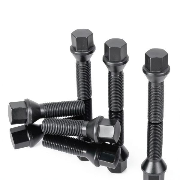 Dynofit Hex Wheel Bolt 45mm Black Alloy Steel-6