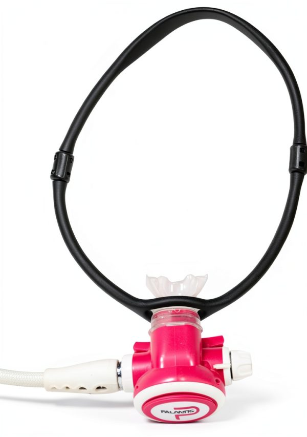 Scuba Choice Silicone Regulator Necklace Black Rubber-7