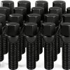 Dynofit Hex Wheel Bolt 45mm Black Alloy Steel-0