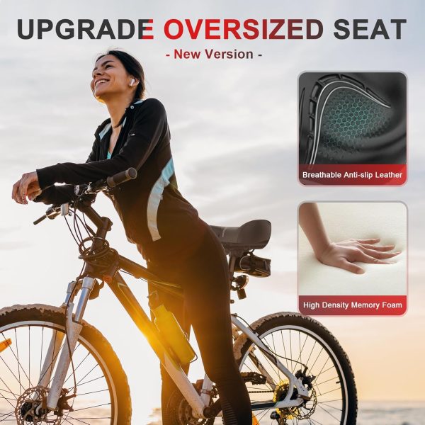 Bluewind Oversized Bike Seat for Comfort Cycling-5