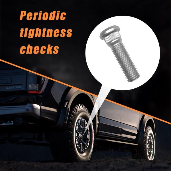 Wevdn Automotive Lug Bolts M12x1.5 Stainless Steel-4