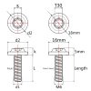 M6 Titanium Wheel Bolt Wanyifa Premium Hex Fastener-1