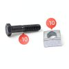Wheel Studs SyunsXoon Hex Iron Bolt for Mobile Home-4