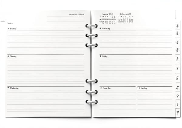 newestor A5 Planner Refills Leather Paper-0