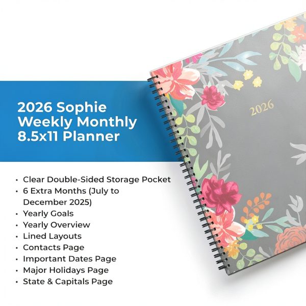 Blue Sky Sophie 2026 Planner Office Product-8
