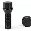 Dynofit Hex Wheel Bolt 45mm Black Alloy Steel-1