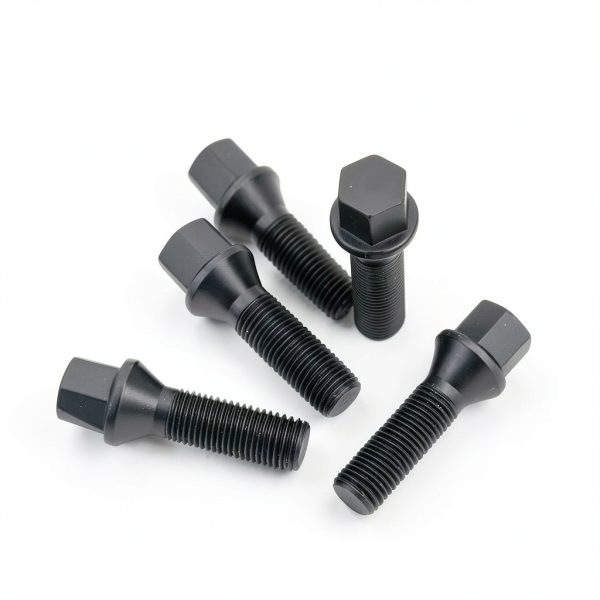 Dynofit Hex Wheel Bolt 45mm Black Alloy Steel-3