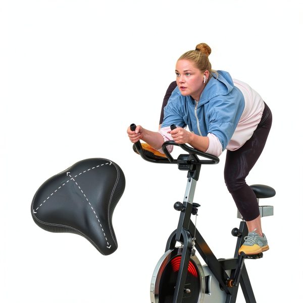 Bikeroo Extra Wide Bike Seat Faux Leather-4