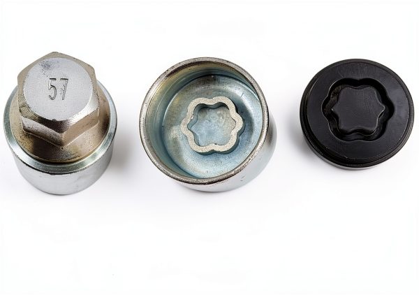Cheriezing Carbon Steel Wheel Locks for BMW-1