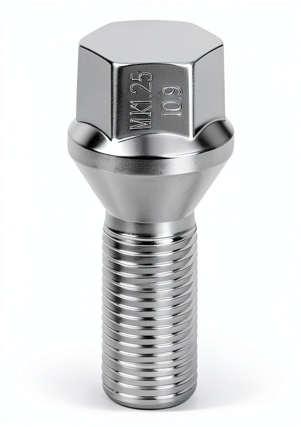 12x1.25 Wheel Lug Nuts ECCPP Chrome Hex Medium-0
