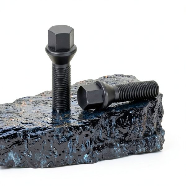 Dynofit Hex Wheel Bolt 45mm Black Alloy Steel-5