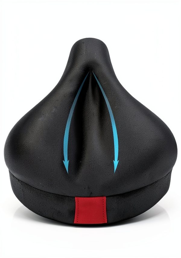 Bike Seat Cover Black Memory Foam PeloFamily-2