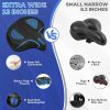 Soarify Bike Seat BLACK BLUE Ergonomic Comfortable-2