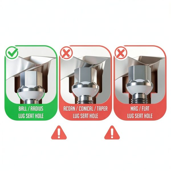M14 x 1.5 Lug Bolt Wheel Accessories Chrome-4