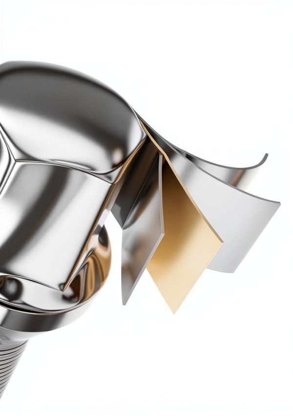 GAsupply Chrome Lug Bolts 40mm Shank Silver-3