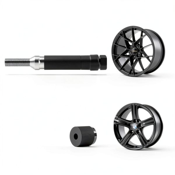 Wheel Accessories Parts Lug Bolts Spline Black-1