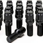 Wheel Accessories Parts Lug Bolts Spline Black-0