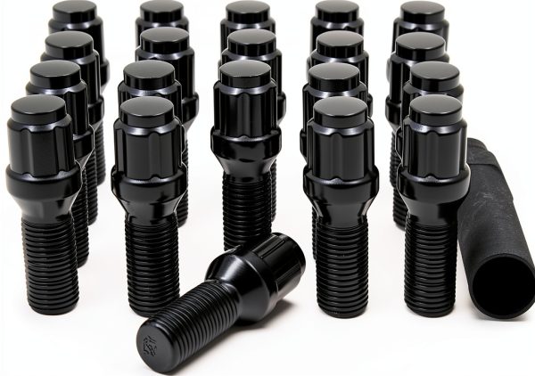 Wheel Accessories Parts Lug Bolts Spline Black-0