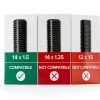 Hex Lug Bolt StanceMagic Black Alloy Steel 33mm-3