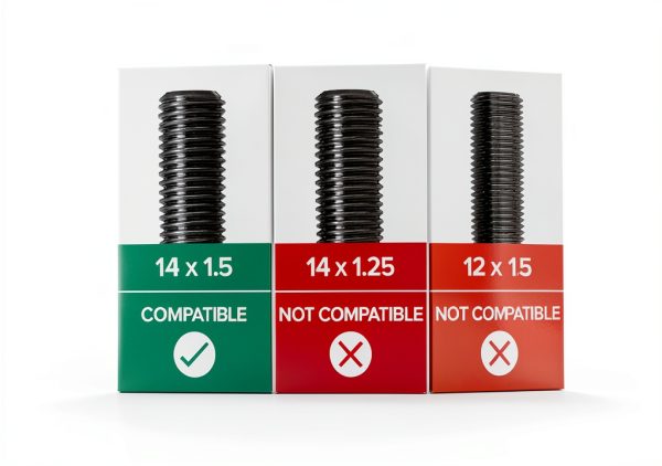 Hex Lug Bolt StanceMagic Black Alloy Steel 33mm-3