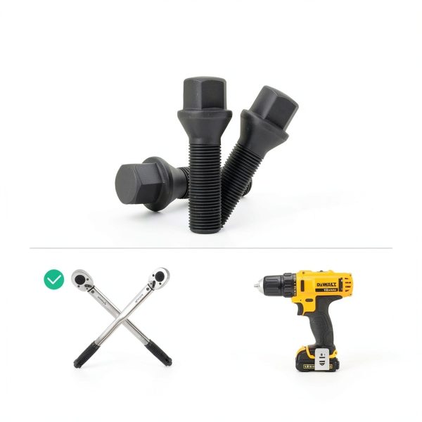 Hex Wheel Bolts 45mm Black KSP Performance-5