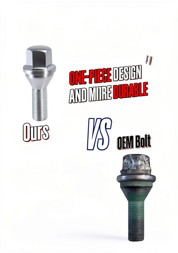 19mm Hex Chrome Wheel Bolt for Jeep Cherokee 2023 Heavy Duty-4