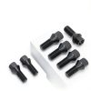 Audi Wheel Bolts dynofit 14x1.5 Black Hex Lug Set of 20-4