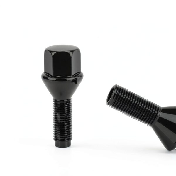 VODCACA M12x1.25 Hex Wheel Bolt - Black Iron for Jeep Cherokee, Dodge-1