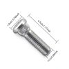 AutoPro M12x1.5 Hex Stud Bolt 5PCS Grade 5 Alloy Steel Wheel Studs-1