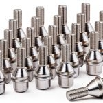 VINMS M12x1.25 Hex Wheel Lug Bolts 20pcs High‑Grade Alloy Steel-0