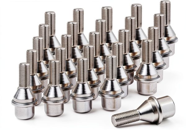 VINMS M12x1.25 Hex Wheel Lug Bolts 20pcs High‑Grade Alloy Steel-0