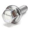VODCACA M12x1.25 Hex Wheel Bolt Set 20pcs Silver Grade 2 Iron-5