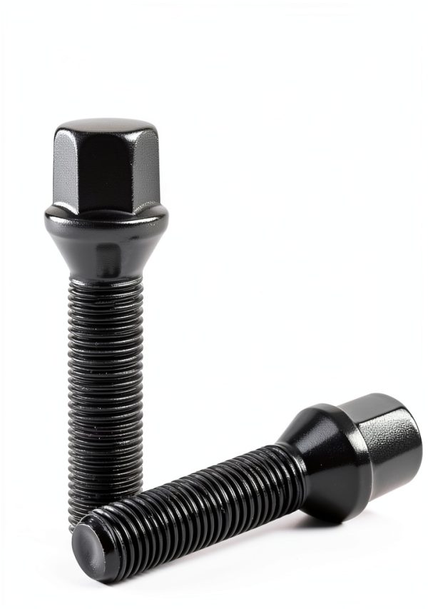 Wheel Lug Bolt GAsupply 40mm Black Hex for BMW X3 X5-5