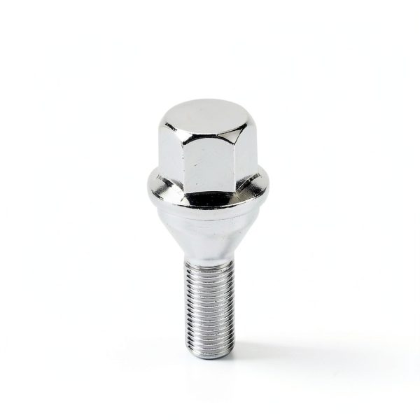 Dtomi M12x1.25 Left Hand Wheel Lug Nuts Set of 20 Steel Hex Bolts-3