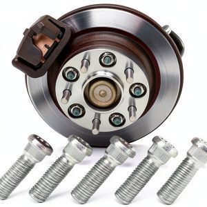 AutoPro M12x1.5 Hex Stud Bolt 5PCS Grade 5 Alloy Steel Wheel Studs-0
