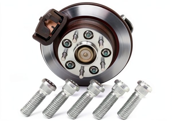 AutoPro M12x1.5 Hex Stud Bolt 5PCS Grade 5 Alloy Steel Wheel Studs-0