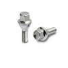 Dynofit 19mm Hex-28mm Shank Wheel Bolt 20pcs Black Silver Steel-5