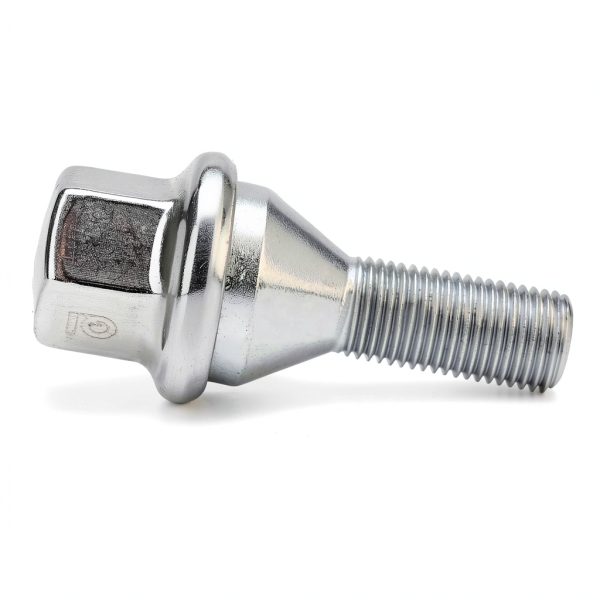 VODCACA M12x1.25 Hex Wheel Bolt Set 20pcs Silver Grade 2 Iron-4