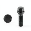 Lujiani Wheel Lug Bolt M14x1.5 40mm Shank Black Hex Bolt Pack of 20-1