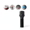 Wheel Accessories Parts Hex Black Lug Bolt Pack 20pcs M14x1.5-2