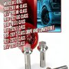 Wheel Bolt 17mm Hex Chrome Alloy Steel 20pcs SUCOSO for Mercedes-2