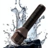 Wheel Lug Bolt GAsupply 40mm Black Hex for BMW X3 X5-3